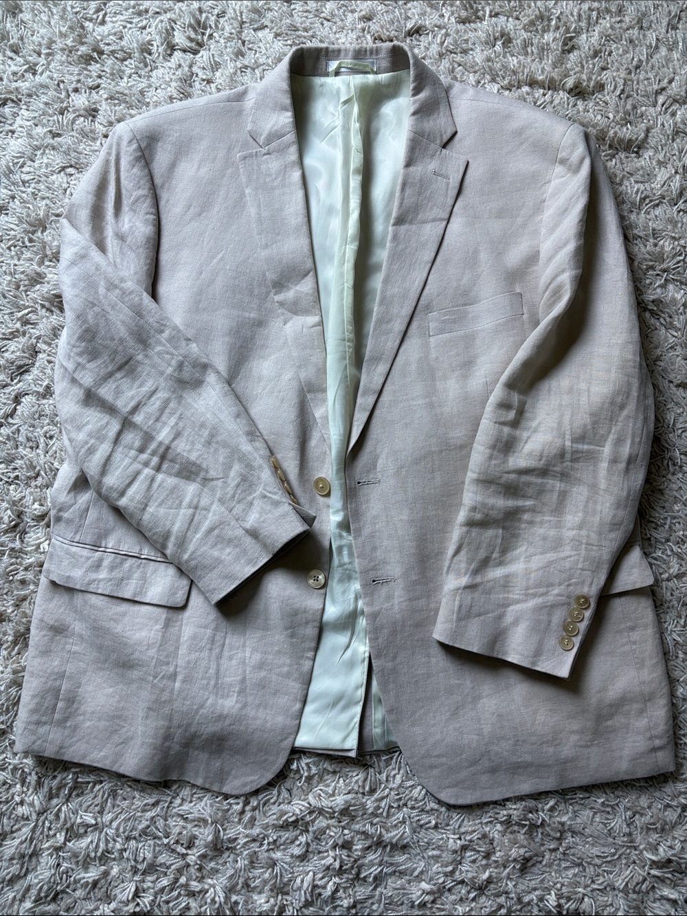 Ralph Lauren Light Beige Linen Blazer